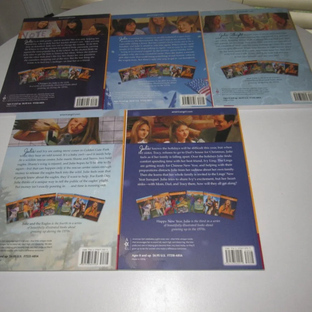 American Girl “Julie” Book Collection • 5-Book Box Set • Historical Fiction
